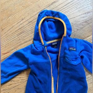 3t Patagonia synchilla fleece jacket with hood